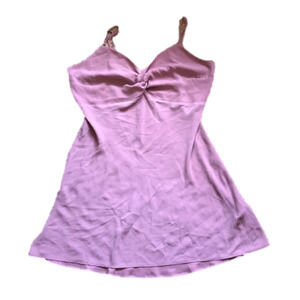 Abercrombie & Fitch dusty rose slip dress with knot detail. Size XL.